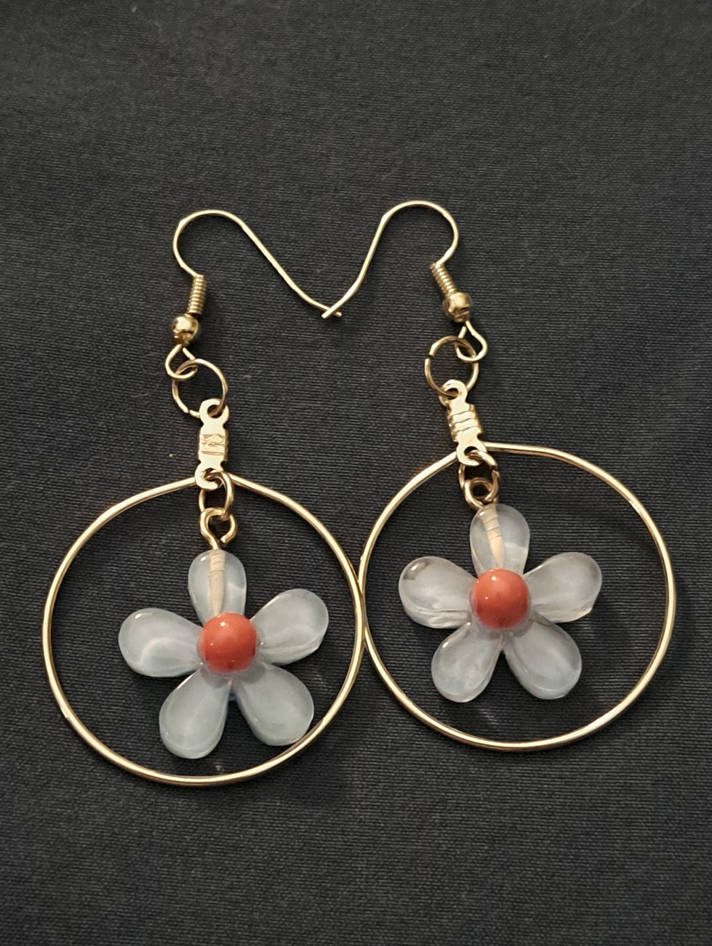 Blue Flower Earrings